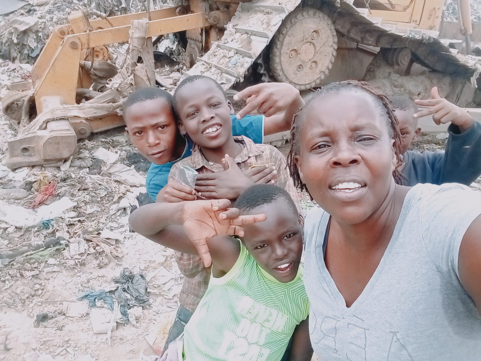 Children At Dandora Dumpsite